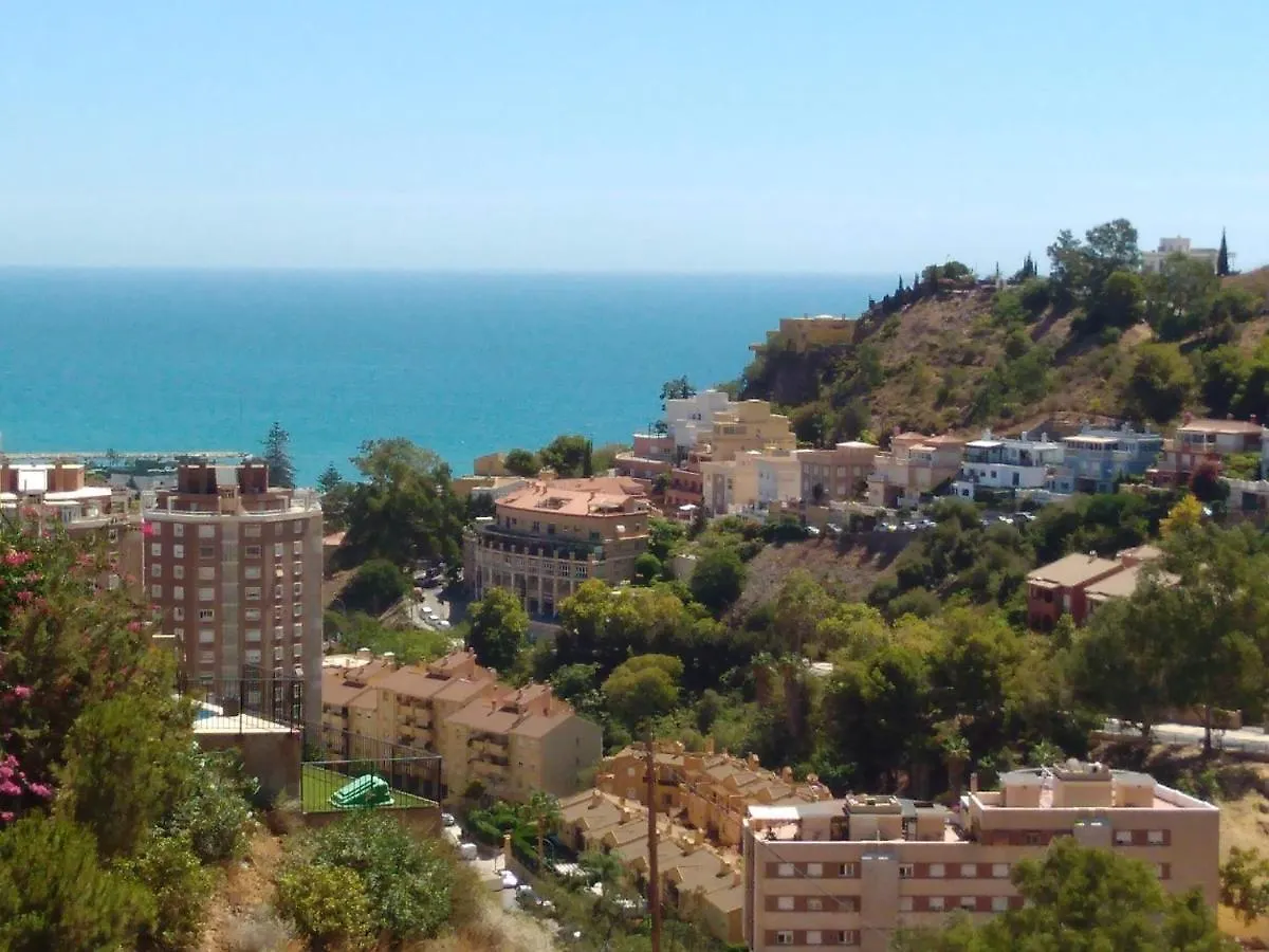 Great Penthouse & Terrace Overlooking The Sea - Free Parking Malaga Apartment